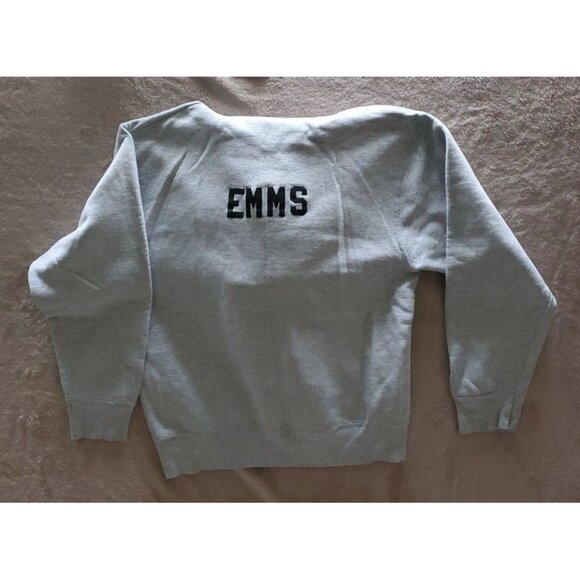 Whitehall Tennis Hoodie Grey Youth L Large Kangaroo Pockets Some Distress - Picture 7 of 11